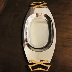 VTG Kromex Silver Platter Tray with Handles